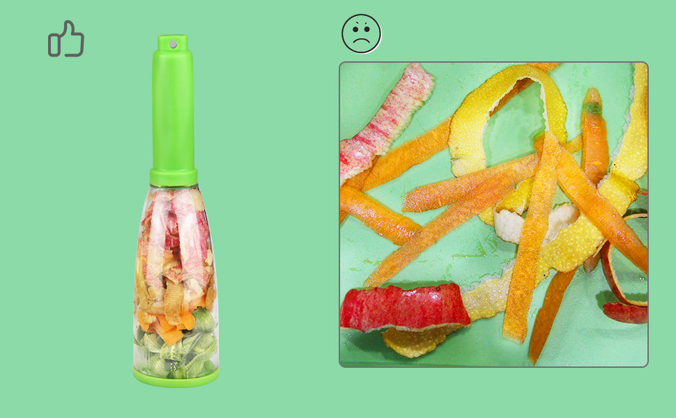 Pelador de verduras con contenedor