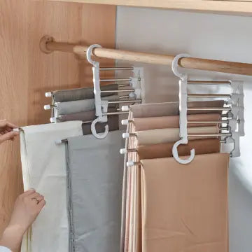 PACK DE 3 PERCHEROS PARA PANTALÓN + UN REGALO