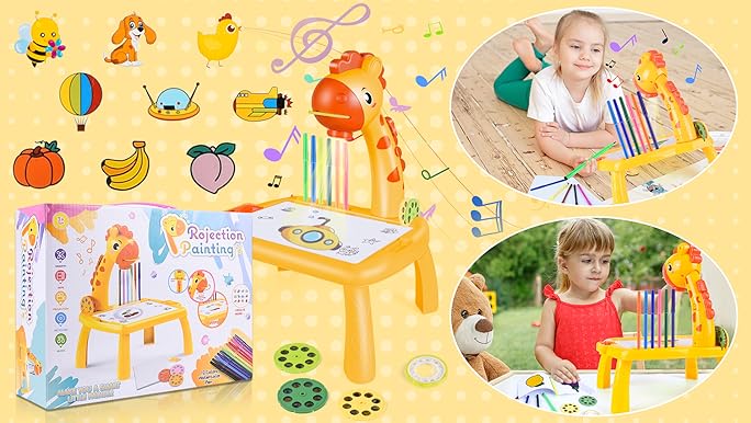 Jirafa Proyector Para Dibujo de Niño