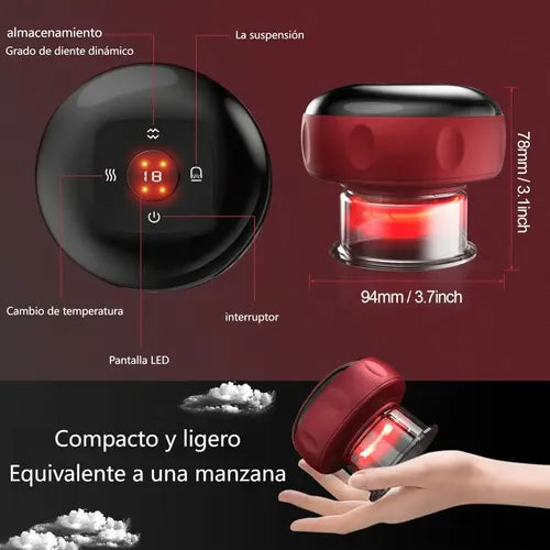 Ventosa masajeadora eléctrica